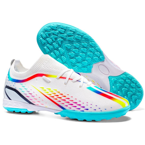 Buy white Kids / Youth Pink Turf Soccer Shoes for Training or Games