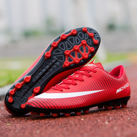 Buy red Youth Ultralight Soccer Cleats for Firm Ground or Outdoor AG