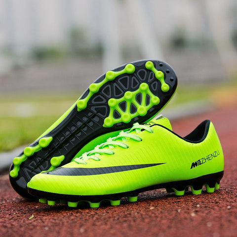 Comprar neon-green Men / Women Ultralight Soccer Cleats for Firm Ground or Outdoor AG