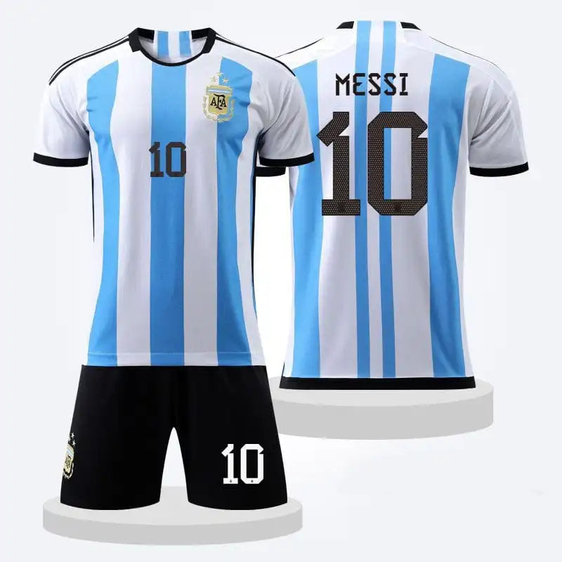 3L Sportive Messi Argentina Soccer Jersey L Adults Blue