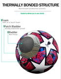 Soccer Ball Size 5 Pack of 10 Champions League Tricolor for Training or Game - 5
