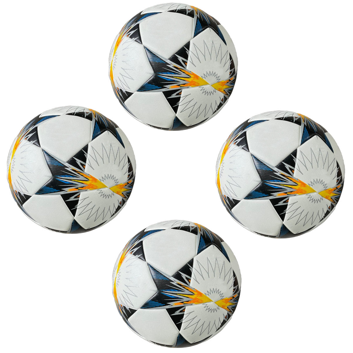 Pack of 10 Tych3L Size 5 High Quality Soccer Ball Champions League Kiev Final