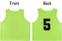 Tych3L 12 Pack of Numbered Jersey Bibs Scrimmage Training Vests for all sizes. - 10