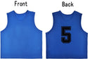 Tych3L 12 Pack of Numbered Jersey Bibs Scrimmage Training Vests for all sizes. - 20