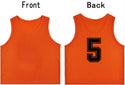 Tych3L 12 Pack of Numbered Jersey Bibs Scrimmage Training Vests for all sizes. - 14