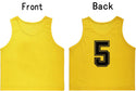 Tych3L 12 Pack of Numbered Jersey Bibs Scrimmage Training Vests for all sizes. - 24