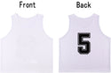 Tych3L 12 Pack of Numbered Jersey Bibs Scrimmage Training Vests for all sizes. - 28