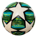 Packs of Balls for Training or Game Soccer Balls Size 5 Green White - 4