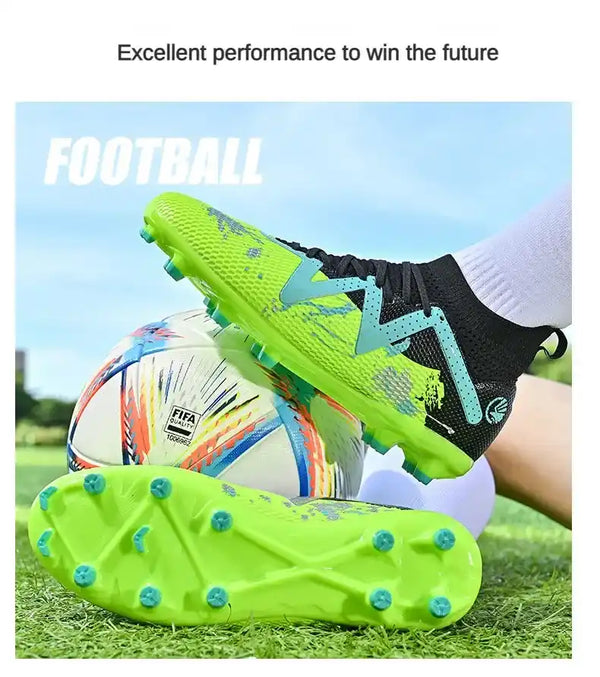 Kid / Youth Soccer Cleats  Neymar Style. For Firm Ground or Artificial Grass - 11