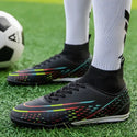 Woman / Men Turf Soccer Shoes Messi High Ankle For Lawn and Turf. Games or Training - 9