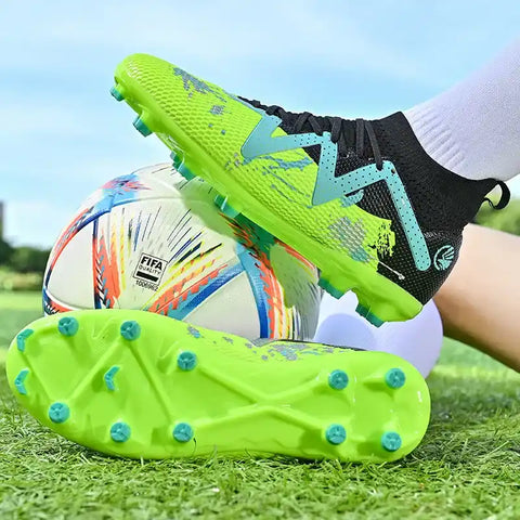 Men / Women Soccer Cleats  Neymar Style High ankle Artificial Grass or Indoor - 0