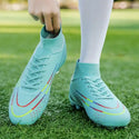 Woman / Men Soccer Cleats Messi High Ankle For Lawn and Turf. - 9