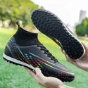 Woman / Men Turf Soccer Shoes Messi High Ankle For Lawn and Turf. Games or Training - 10