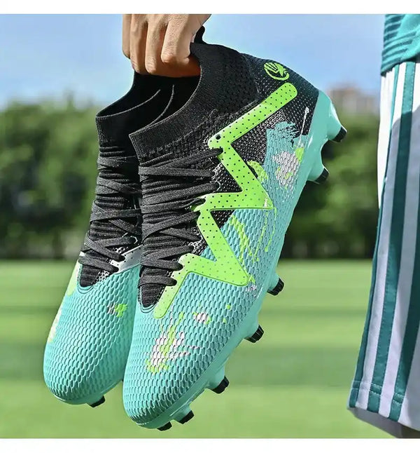 Women / Men Soccer Cleats  Neymar Style High ankle. For Artificial Grass or Indoor. Games or Training - 6