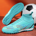 Woman / Men Turf Soccer Shoes Messi High Ankle For Lawn and Turf. Games or Training - 7
