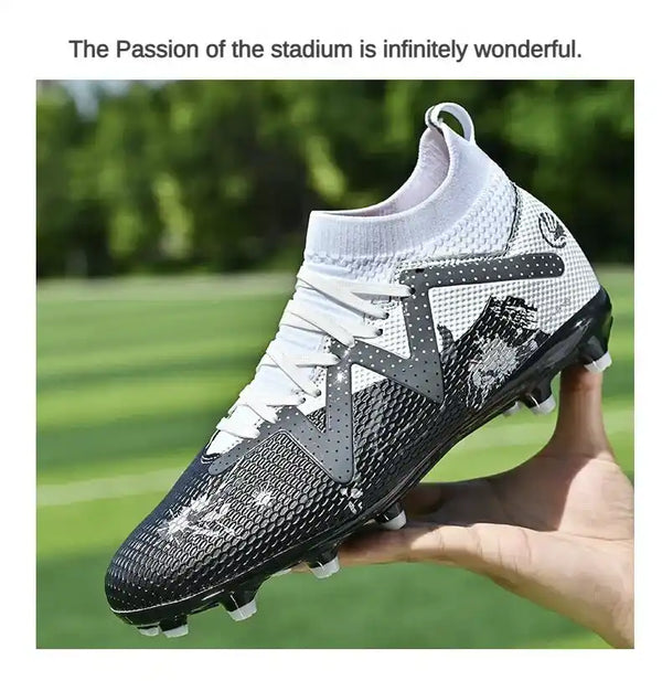 Kids / Youth Soccer Cleats  Neymar Style. For Firm Ground or Artificial Grass - 8