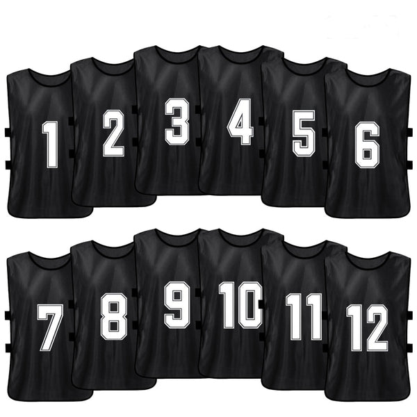 Tych3L Numbered Jersey Bibs Scrimmage Training Vests - 6