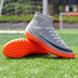 Binbinniao Lacrosse or Soccer Boots for Boys Girls for Turf or Artificial Grass Gray Orange
