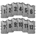 Tych3L Numbered Jersey Bibs Scrimmage Training Vests - 8