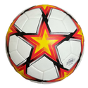 Pack of 10 Soccer Ball Size 5 White Orange - 4