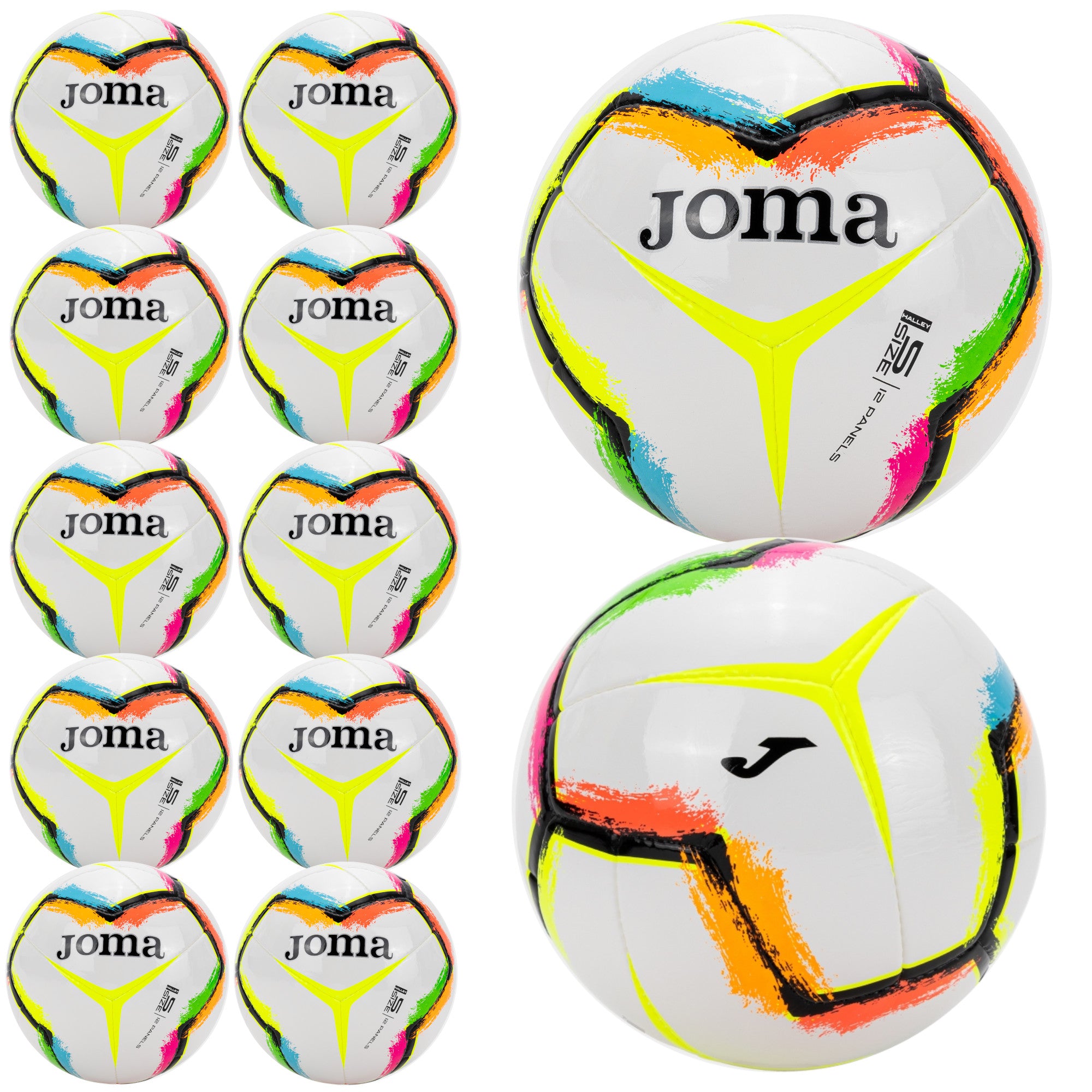Joma Halley II Soccer Ball – Pack of 12 Balls