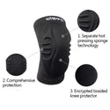 Shinestone Protective Thick Sponge Rodilleras Anti-Slip Knee Pads - 7