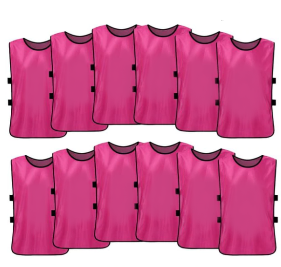 Tych3L Jerseys Bibs Scrimmage Training Vests for Kids and Adults (12-Jerseys) - Soccer Pinnies, Sport Pinnies Team Practice - 11