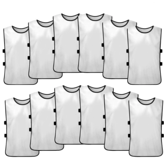 Tych3L Jerseys Bibs Scrimmage Training Vests for Kids and Adults (12-Jerseys) - Soccer Pinnies, Sport Pinnies Team Practice - 15