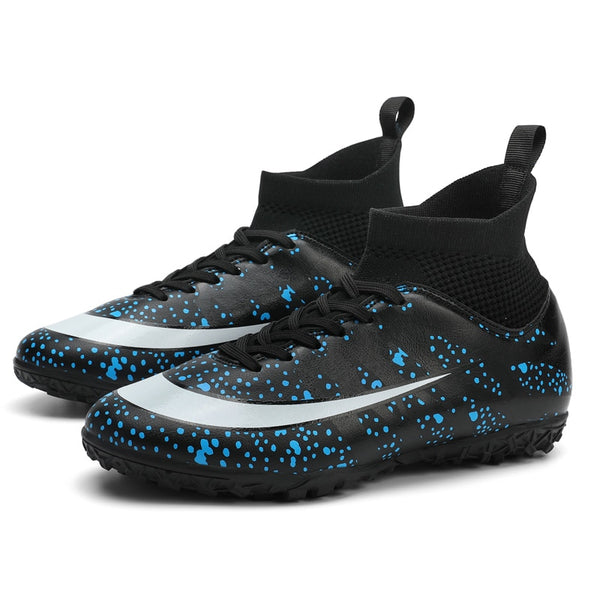 Kids / Youth High Ankle Custom Turf Shoes: Indoor, AG, and Synthetic Field - 2