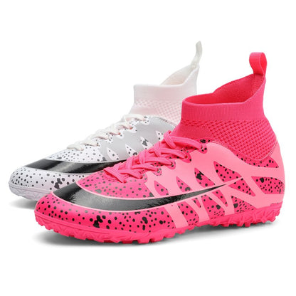 white pink lacrosse girl shoes