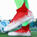 Kids / Youth High Ankle Turf Shoes: Artificial Grass, Indoor, and Synthetic Explorations - 9