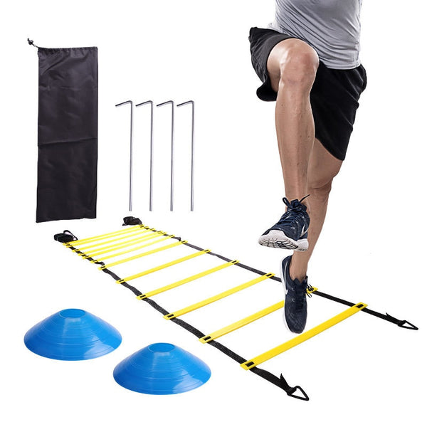 Soccer Training Equipment Endurance Football Training Agility Ladder Training Rope Drag Parachute Jump Ladder Training Set - 7