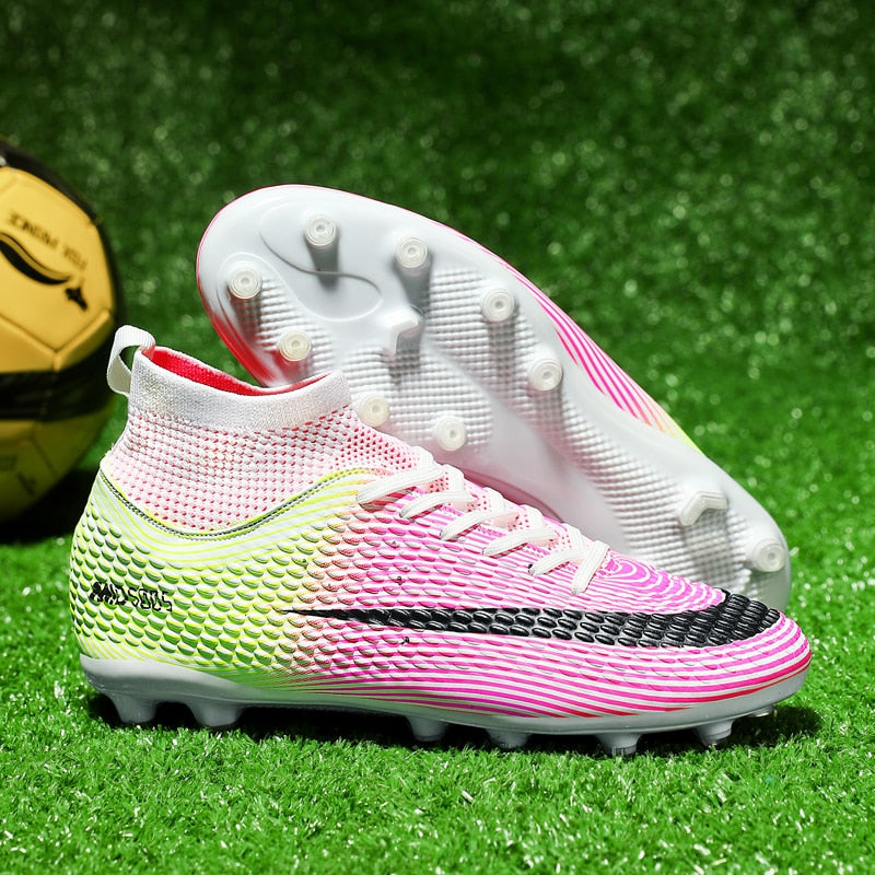 Comprar pink Kids / Youth Orange Soccer Cleats, Excel on Outdoor, Lawn, and Artificial Grass