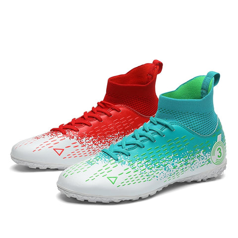 Comprar moon-red Kids / Youth High Ankle Turf Shoes: Artificial Grass, Indoor, and Synthetic Explorations