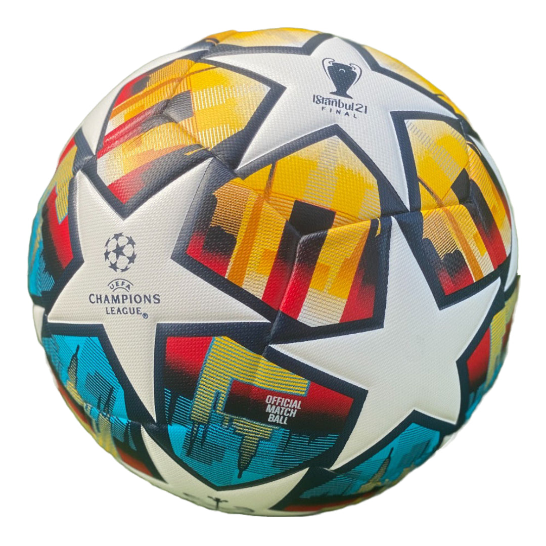 Tych3L Size 5 High Quality Soccer Ball Champions League Multicolor