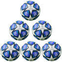 Pack of 10 Soccer Ball Size 5 of Champions League for Training Dark Blue - 7