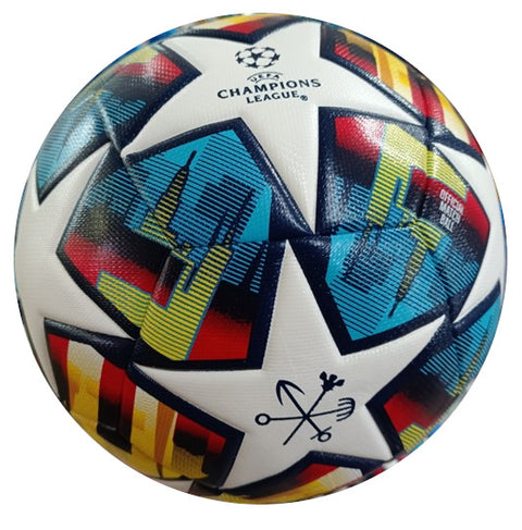 Tych3L Size 5 High Quality Soccer Ball Champions League Multicolor - 0