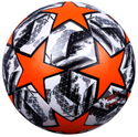 Tych3L Size 5 High Quality Soccer Ball Champions League Orange Black White - 1
