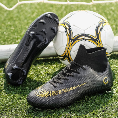 Ankle Protection Soccer Football Softball Baseball Cleats for Artificial Grass , Lawn or Indoor