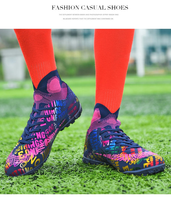 BINBINNIAO Men / Women Custom Turf Shoes for Soccer, Lacrosse - 11