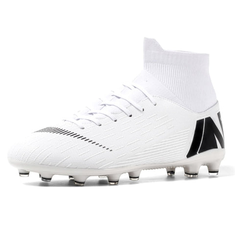 High Ankle Soccer Football Softball Baseball Cleats for AG Lawn or Indoor