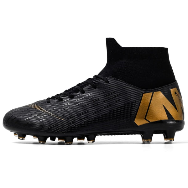 Men / Women Agility Pro Performance Cleats: High Ankle Outdoor Soccer and Baseball Footwear - 10