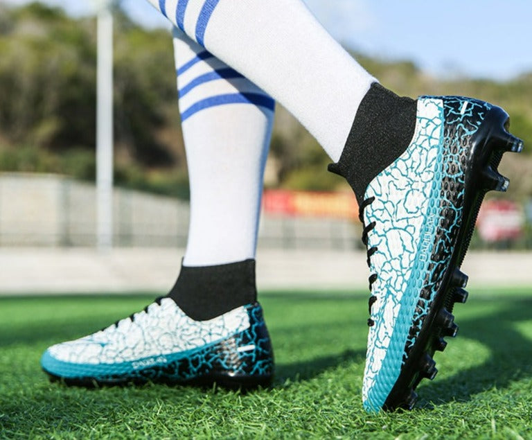 Play your favorite sport with your favorite cleats. Cleats for Football, Baseball , Soccer, Softball. We have what you need in one place,  style, comfort, reliability and lightweight cleats.  All in one at the Tyche Store all with FREE SHIPPING!